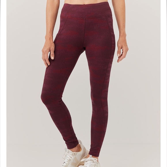 🆕 Pact Organic Cotton Go-To Pocket Leggings in Raisin Camo Size Small - Picture 12 of 14